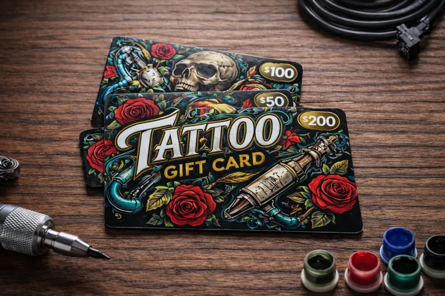 Tattoo gift cards